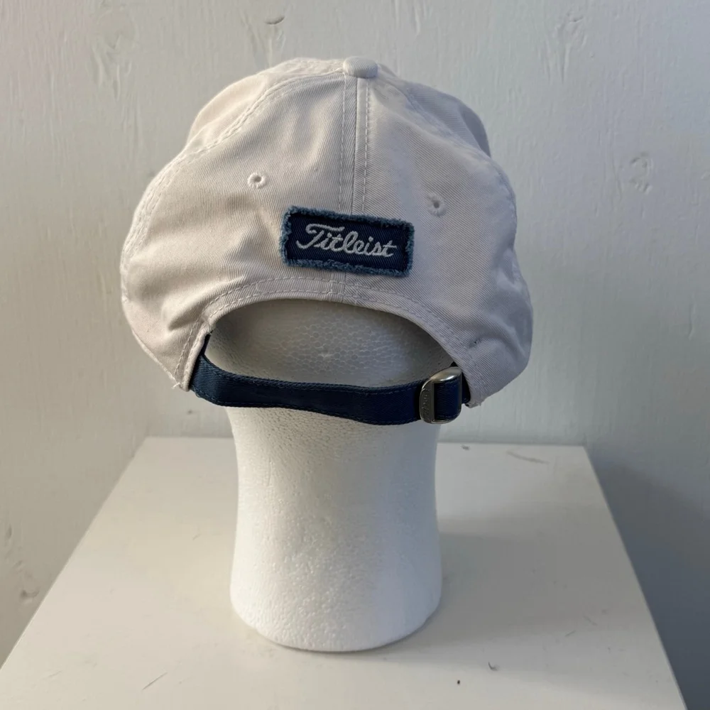 Titleist Script Logo Golf Hat - White/Navy One Size